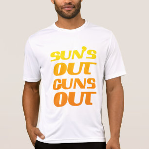 Camiseta Soles Fuera Pistolas Fuera Fitness y Gimnasio
