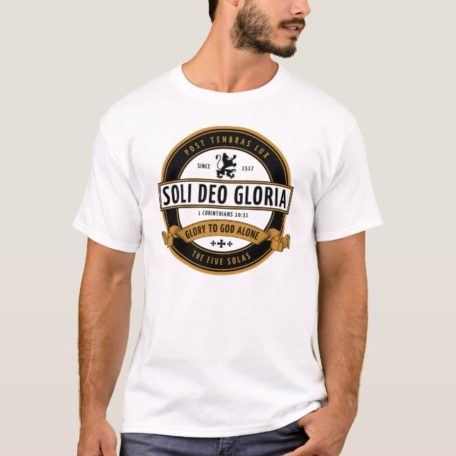 Camiseta Soli Deo Gloria (Anverso)