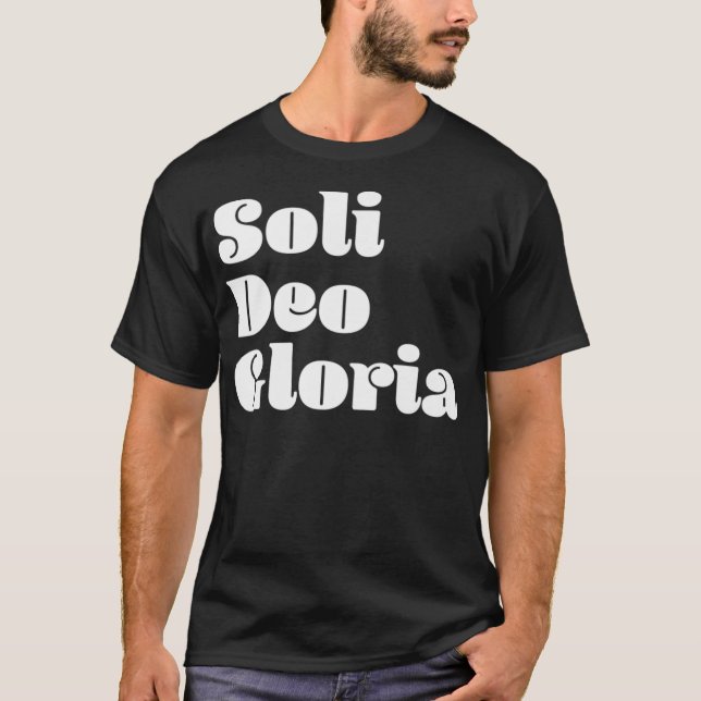 Camiseta Soli Deo Gloria Premium _1 (Anverso)