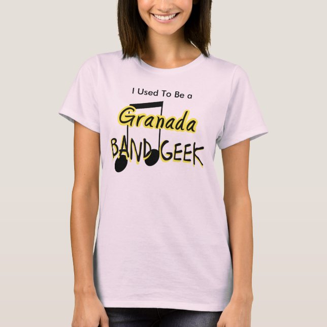 Camiseta Solía ser un Geek de Banda Granada (Anverso)