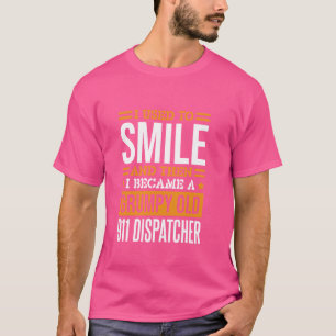 Camiseta Solía Sonreír A 911 Dispatcher Design Emergency Re