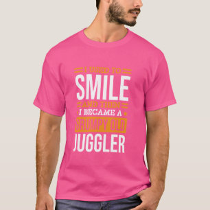 Camiseta Solía sonreír a contrabandista y malabarista