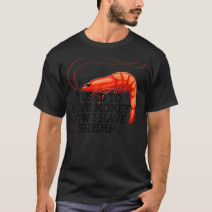 Camiseta Solía Tener Camarones De Dinero Mujeres Plegando F