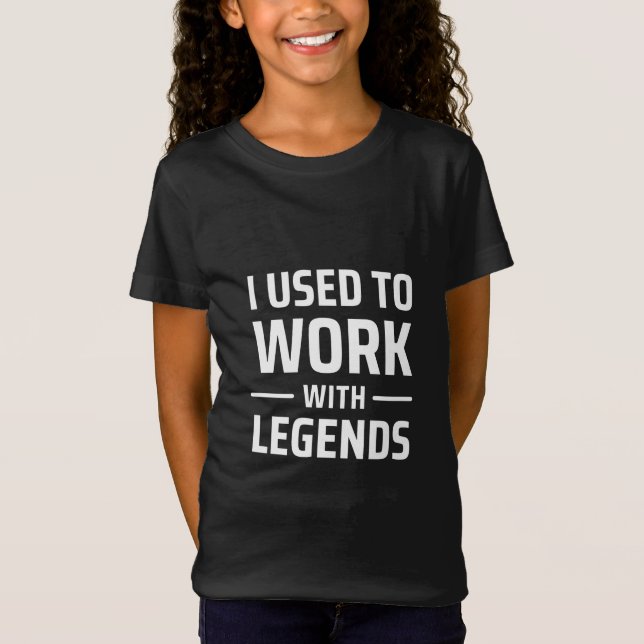 Camiseta Solía Trabajar Con Leyendas (Anverso)