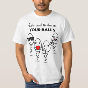 Camiseta Solíamos Vivir En Tus Bolas, Nombre Personalizado