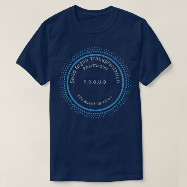 Camiseta Solid Organ Transplantation Pharmacist BPS Board C (Diseño del anverso)