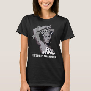 Camiseta Sólida afro-mamá saludó la palidez de la concienci