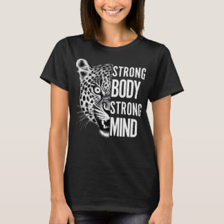 Camiseta Sólida motivación de aptitud mental corporal