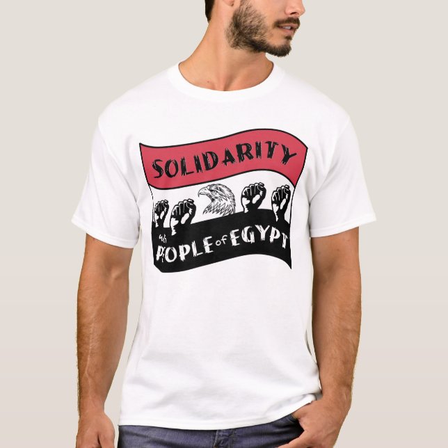 Camiseta Solidaridad con el pueblo de Egipto (Anverso)