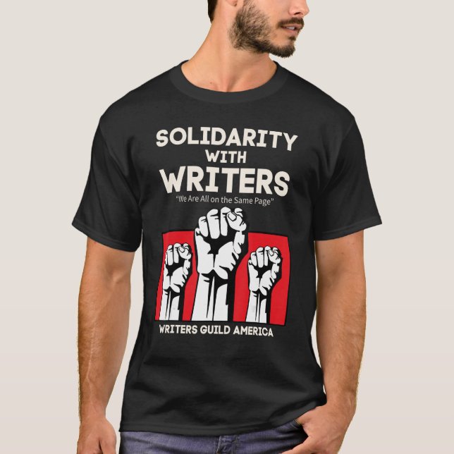 Camiseta Solidaridad Con El Sindicato De Escritores De Amér (Anverso)
