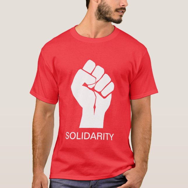 Camiseta Solidaridad con los sindicatos de Wisconsin (Anverso)