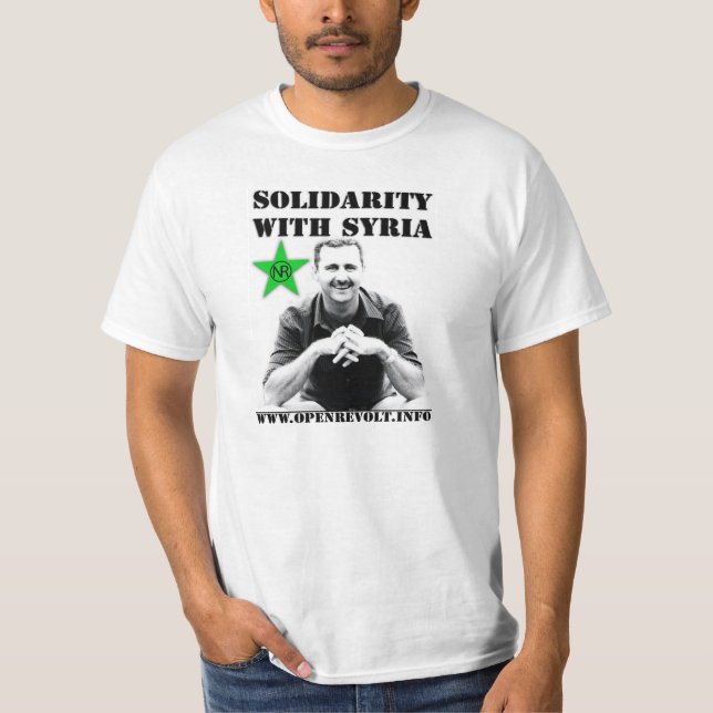 Camiseta Solidaridad con Siria (Anverso)