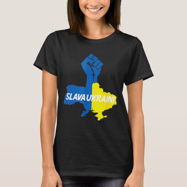 Camiseta Solidaridad con Ucrania en Eslava (Anverso)