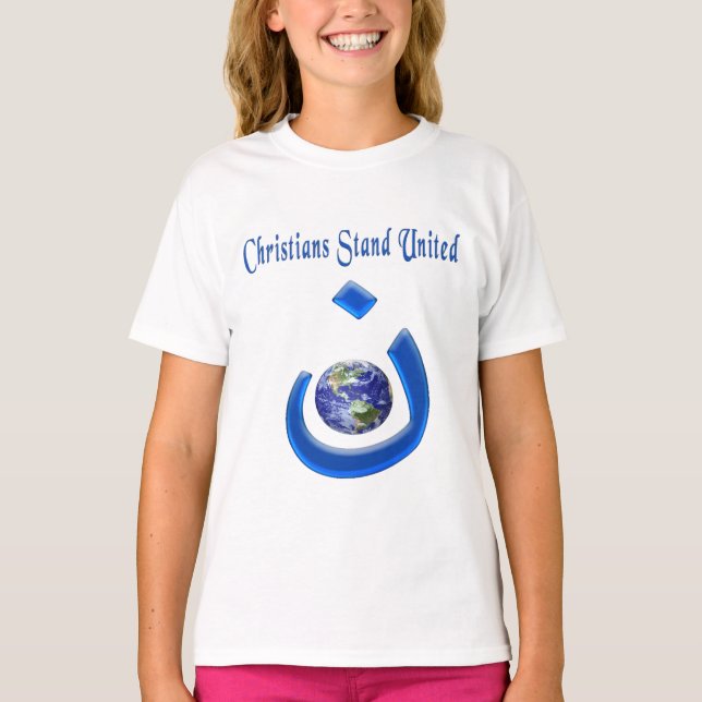 Camiseta Solidaridad cristiana (Anverso)