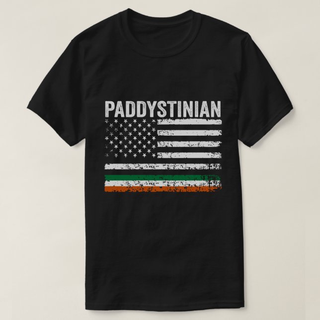 Camiseta Solidaridad irlandesa-palestina (Diseño del anverso)