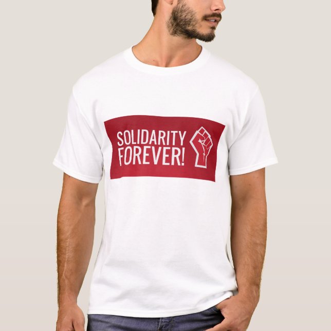 Camiseta ¡Solidaridad para siempre! (Anverso)