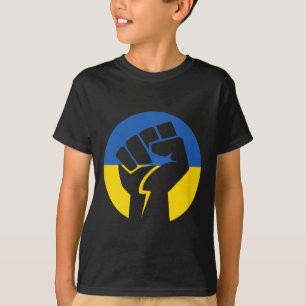 Camiseta Solidaridad Unida Con La Ucrania Llamada Puño 