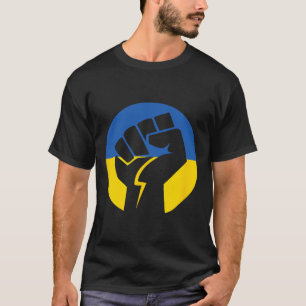 Camiseta Solidaridad Unida Con Ucrania Llamada Puño