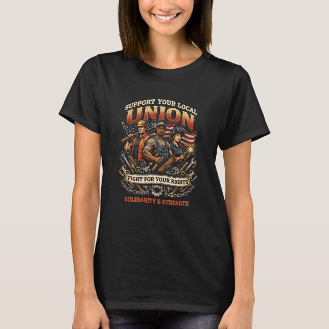 Camiseta Solidaridad y Fuerza (Anverso)