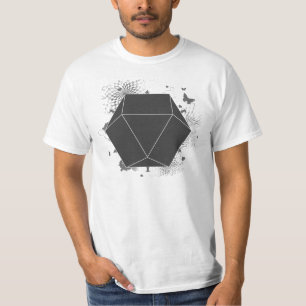 Camiseta Sólido de Archemedian del octaedro del cubo