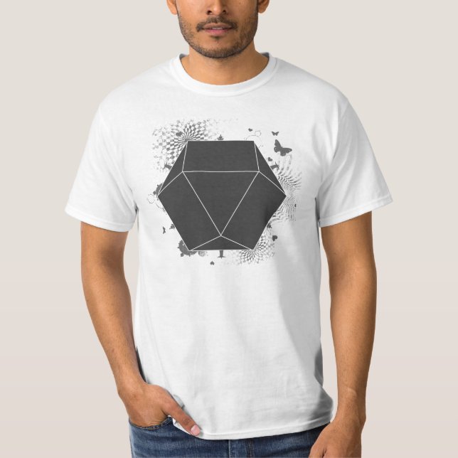 Camiseta Sólido de Archemedian del octaedro del cubo (Anverso)