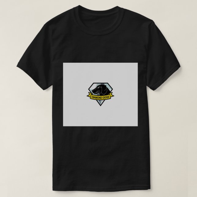 Camiseta Sólido de engranaje metalizado - Perros de diamant (Diseño del anverso)