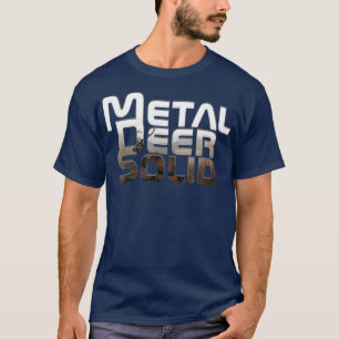 Camiseta Sólido de venado metalizado