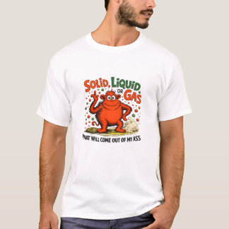 Camiseta Sólido Líquido O Gas - Humor Divertido De Física C
