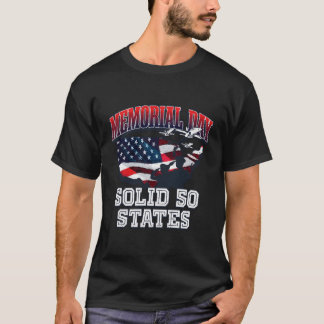Camiseta Sólidos 50 Estados Estadounidenses Orgullosos Esta