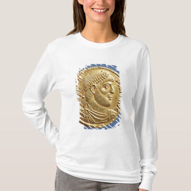 Camiseta Solidus de juliano la apóstata cubierta (Anverso)