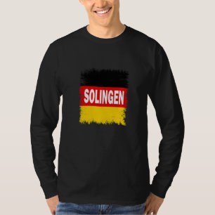 Camiseta Solingen Alemania con bandera alemana