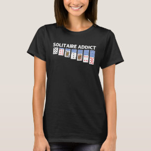 Camiseta Solitaire Para Hombres Mujeres Jugador De Juegos D