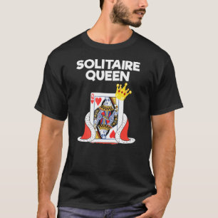 Camiseta Solitaire - Queen - Juego de cartas