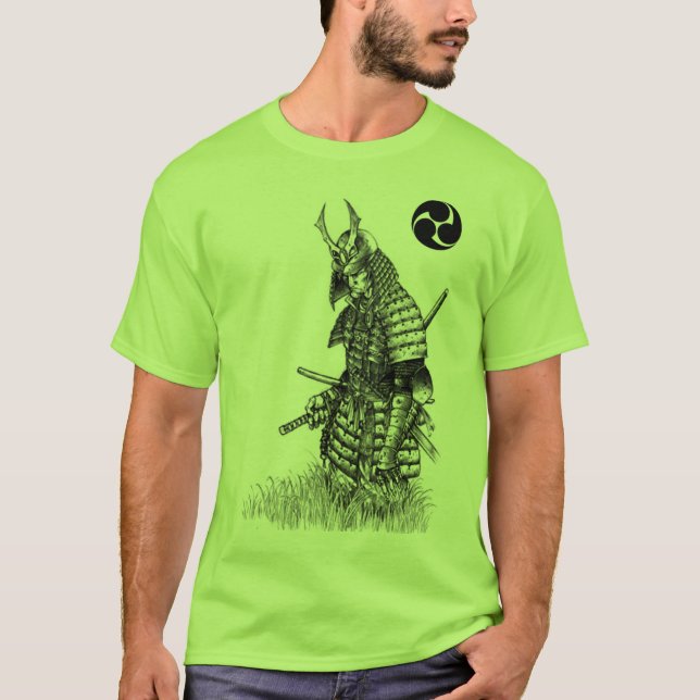 Camiseta solitaria del samurai (Anverso)