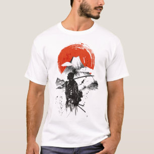 Camiseta "solitaria samurai"