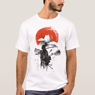 Camiseta "solitaria samurai"