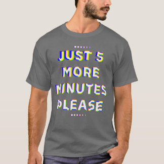 Camiseta Solo 5 Minutos I Controlador Regalo de juego PS5