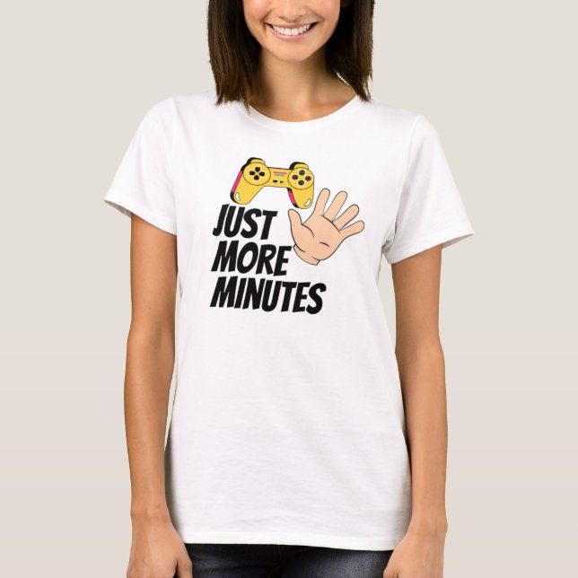 Camiseta Solo 5 Minutos Más (Anverso)