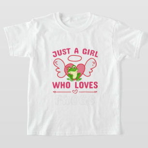 Camiseta Solo a chica le encantan las ranas el arte de la p