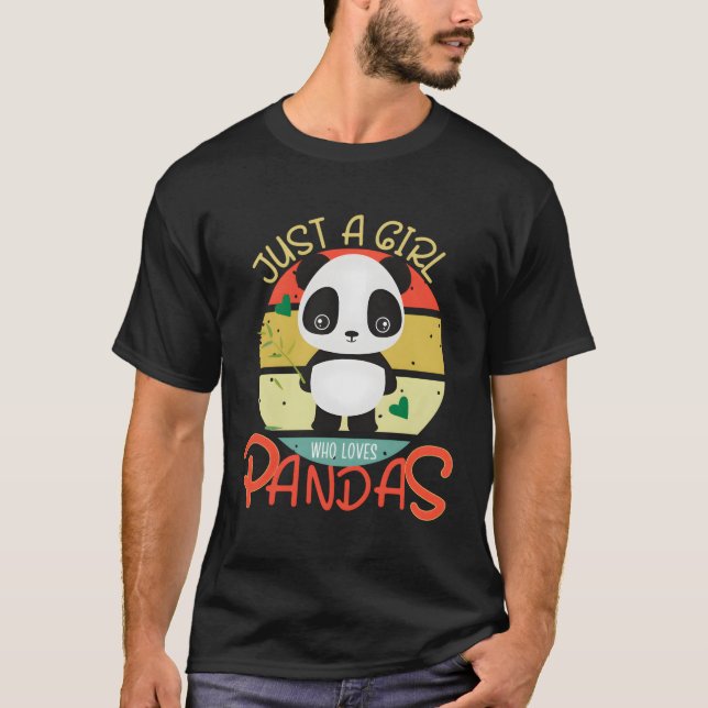 Camiseta Solo A Quien Ama A Pandas Panda Bear (Anverso)