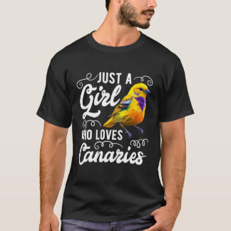 Camiseta Sólo A Quien Ama Canarias Cantando Aves