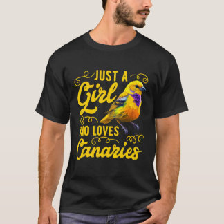 Camiseta Sólo A Quien Ama Canarias Cantando Aves