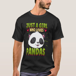 Camiseta Solo A Quien Ama Pandas Panda