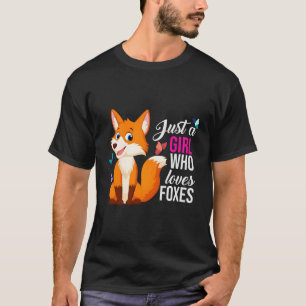 Camiseta Solo A Quien Le Encanta El Animal Forestal Fox