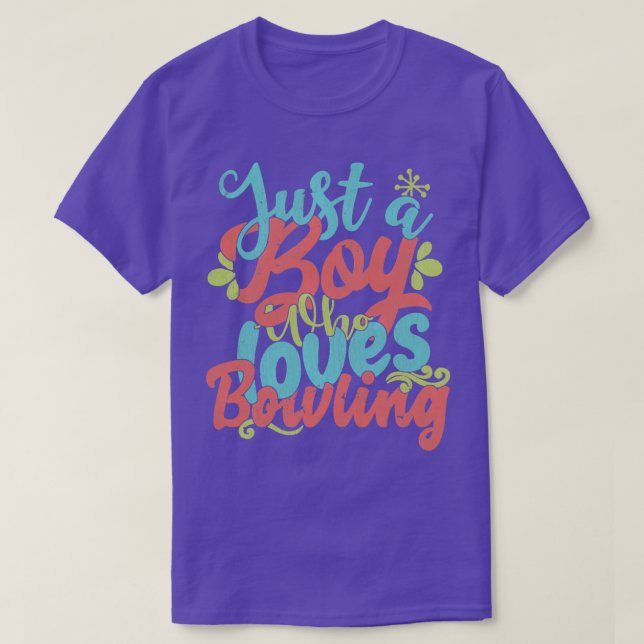 Camiseta Solo A Quien Le Encanta El Bowling T (Diseño del anverso)