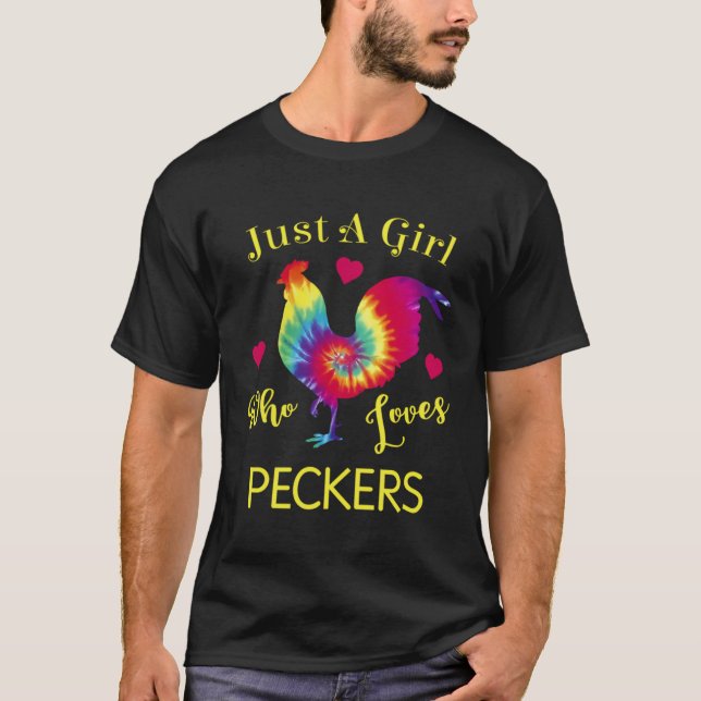 Camiseta Solo A Quien Le Encanta El Pollo De Los Cachorros (Anverso)