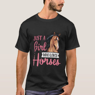 Camiseta Sólo A Quien Le Encanta La Lección Del Caballo De