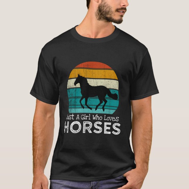 Camiseta Solo A Quien Le Encanta Los Caballos Ns (Anverso)