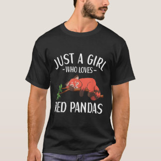 Camiseta Solo A Quien Le Gusta El Pandas Rojo
