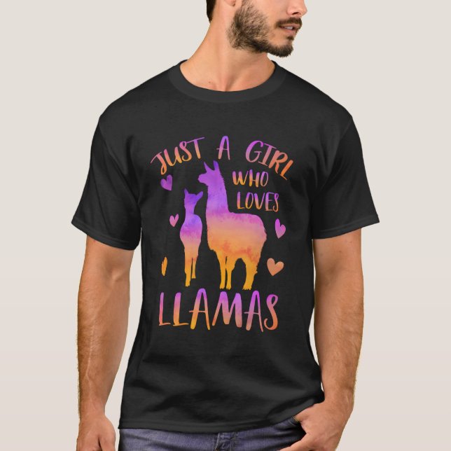 Camiseta Sólo a quien le gusta llamar Lama (Anverso)